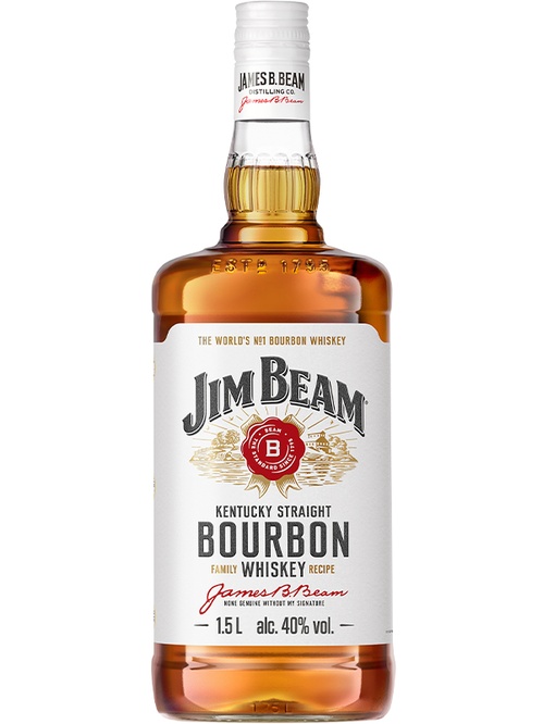 Бурбон Джим Бім, Уайт / Jim Beam, White, 4 роки, 40%, 1.5л Бурбон Джим Бім, Уайт / Jim Beam, White, 4 роки, 40%, 1.5л фото