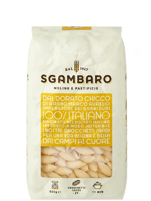 Макаронные изделия Ньокки Сарди / Gnocchetti Sardi, Sgambaro, 500г Макаронные изделия Ньокки Сарди / Gnocchetti Sardi, Sgambaro, 500г фото