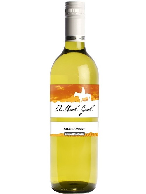 Вино Шардоне, Аутбэк Джек / Chardonnay, Outback Jack, белое сухое 0.75л фото