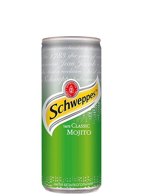 Напиток Швепс Мохито / Schweppes Classic Mojito, ж/б, 0.25л фото