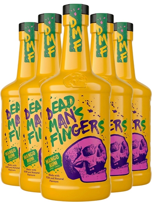 Набір рома Дед Менс Фінгерс, Манго / Dead Man's Fingers (DMF), Mango, 37.5%, 6*0.7л фото