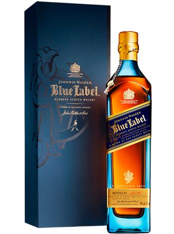 Blue Label Johnnie Walker 0.7л купить виски в подарочной коробке