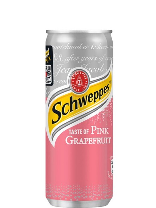 Напій Швепс, Рожевий Грейпфрут / Schweppes, Pink Grapefruit, ж/б, 0.25л фото