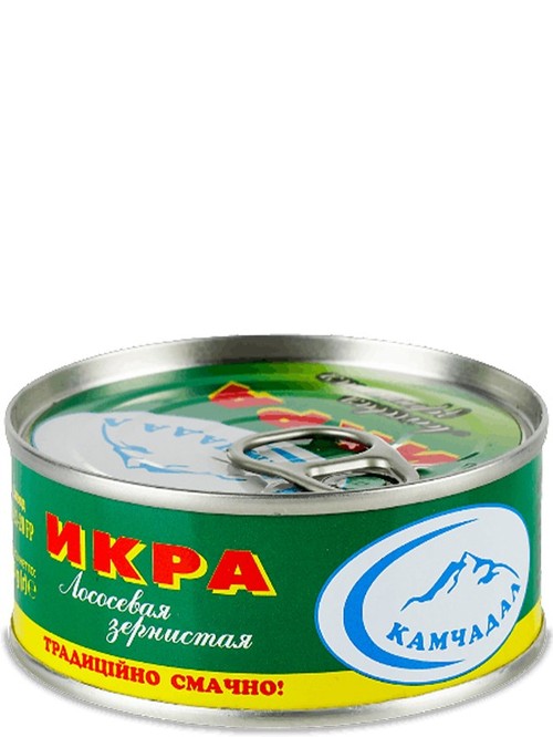 Ікра лососева, зерниста, Камчадал, ж\б, 100г фото