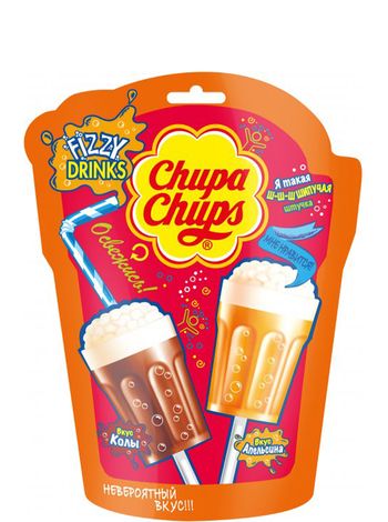 Chupa Chups Fizzy Drink купить леденцы карамельные 100г | OKwine
