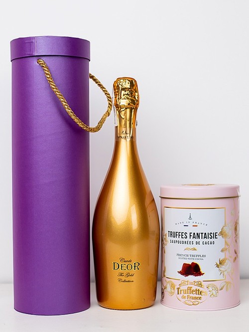 Подарочный набор Deor Spumante & Truffettes Chocmod Подарочный набор Deor Spumante & Truffettes Chocmod фото