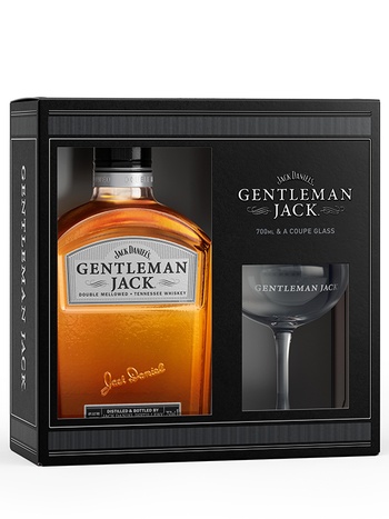 Gentleman Jack Daniel's 0.7л купить набор с бокалом | OKwine