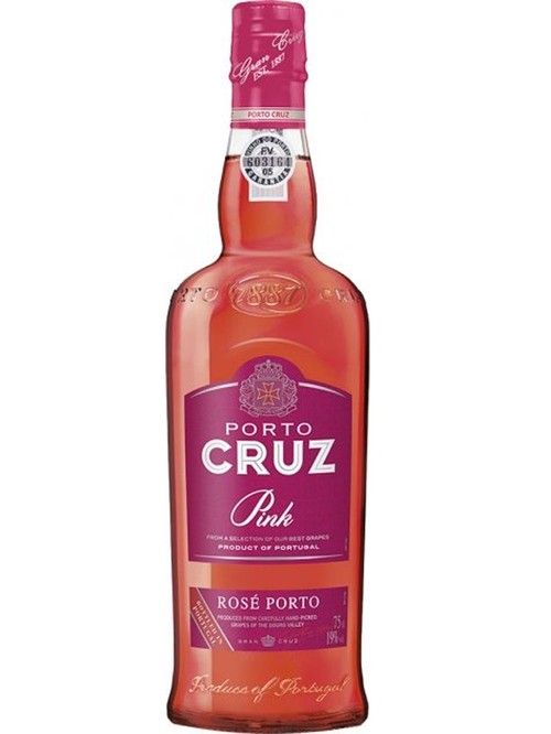 Портвейн Пінк, Порто Круз / Pink, Porto Cruz, рожеве солодке, 19%, 0.75л фото