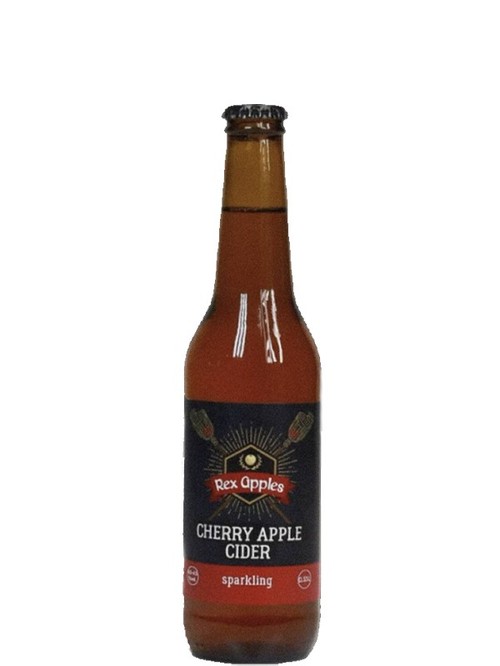 Сидр ігристий Яблучно-Вишневий / Cherry Apple Cider, Rex Apples, сухий 4-4.5% 0.33л Сидр ігристий Яблучно-Вишневий / Cherry Apple Cider, Rex Apples, сухий 4-4.5% 0.33л фото