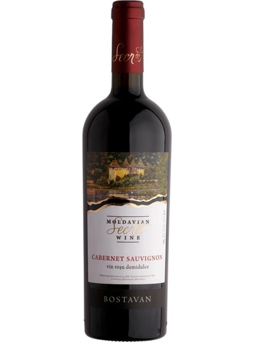 Вино Каберне Совиньон / Cabernet Sauvignon, Bostavan, красное полусладкое 0.75л фото