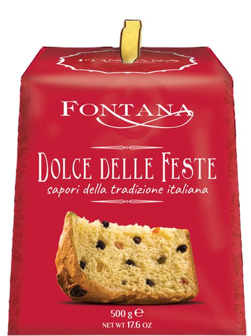 Панеттоне Fontana классический с изюмом, Tedesco, 500г Панеттоне Fontana классический с изюмом, Tedesco, 500г фото