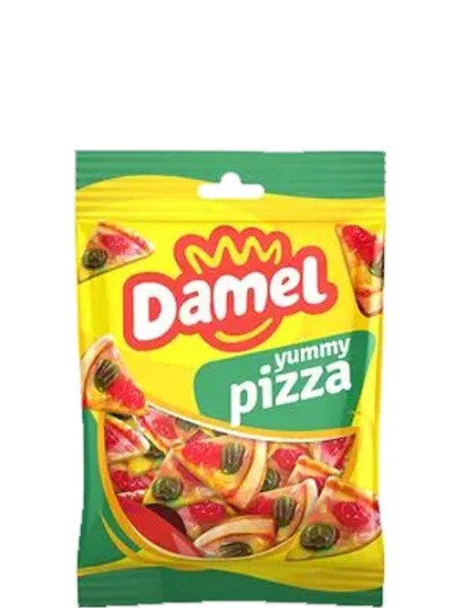 Жувальні цукерки "Піца" / "Pizza", Damel, 80г Жувальні цукерки "Піца" / "Pizza", Damel, 80г фото