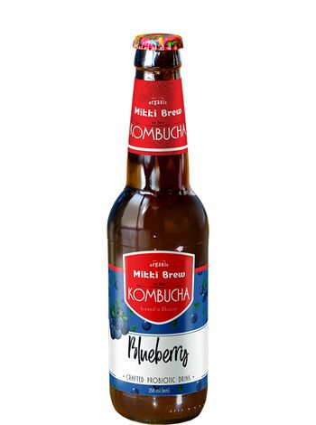Blueberry Mikki Brew купить комбучу 0.35л с доставкой | OKwine