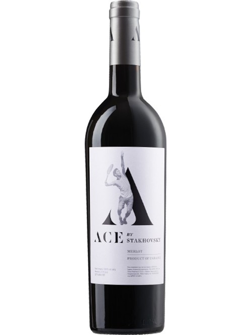 Вино Мерло Айс / Merlot Асе, Stakhovsky Wines, красное сухое 0.75л фото