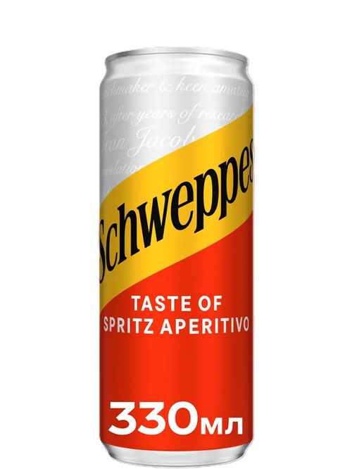 Напій газований Швепс, Шприц Аперитив / Schweppes, Spritz Aperitivo, 0.33л фото