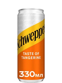Напій газований Швепс, Мандарин / Schweppes, Tangerine, 0.33л фото