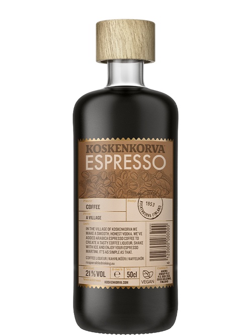 Ликер Коскенкорва, Эспрессо / Koskenkorva, Espresso, 21%, 0.5л Ликер Коскенкорва, Эспрессо / Koskenkorva, Espresso, 21%, 0.5л фото