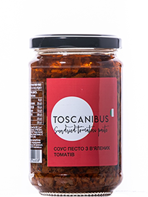 Соус "Песто" з в'ялених томатів, Toscanibus, 280г фото
