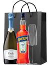 Набор Игристое вино Cielo e Terra с аперитивом Aperol и бокалами для шампанского Rona Photo 3