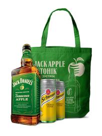 Набір Jack Daniel's Tennessee Apple & Тонік Schweppes 2*0.33л + шопер фото