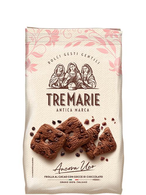 Печиво з какао та шоколадними крихтами, Tre Marie, 315г Печиво з какао та шоколадними крихтами, Tre Marie, 315г фото