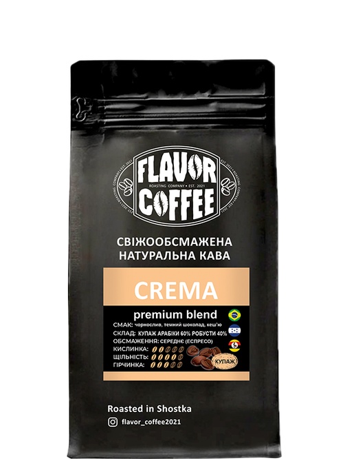 Кофе молотый Крема, Flavor Coffee, 250г Кофе молотый Крема, Flavor Coffee, 250г фото