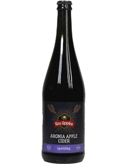 Сидр игристый Яблоко-Арония / Apple-Aronia Cider, Rex Apples, сухой 4-4.5% 0.75л фото
