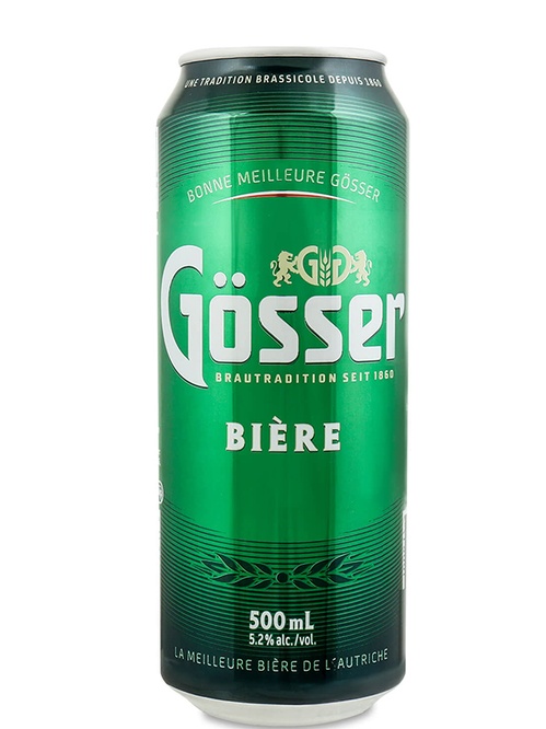 Пиво Лайт, Гессер / Light, Gosser, ж/б, 5.2%, 0.5л