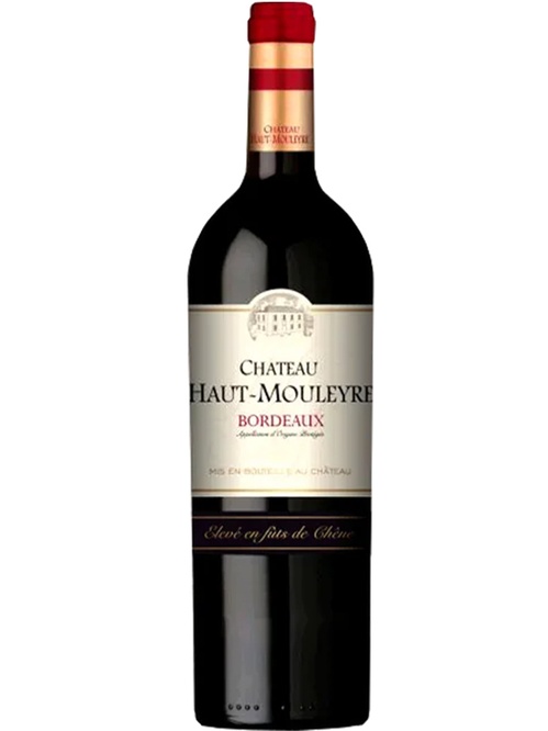 Вино Шато 0-Мулер, Бордо, Елеве ен фут де Шен / Chateau Haut-Mouleyre, Bordeaux, Eleve en fut de Chene, червоне сухе 0.75л фото