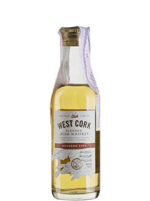 Віскі Вест Корк, Бленд, Бурбон Каск / West Cork, Blended, Bourbon Cask, 40%, 0.05л фото