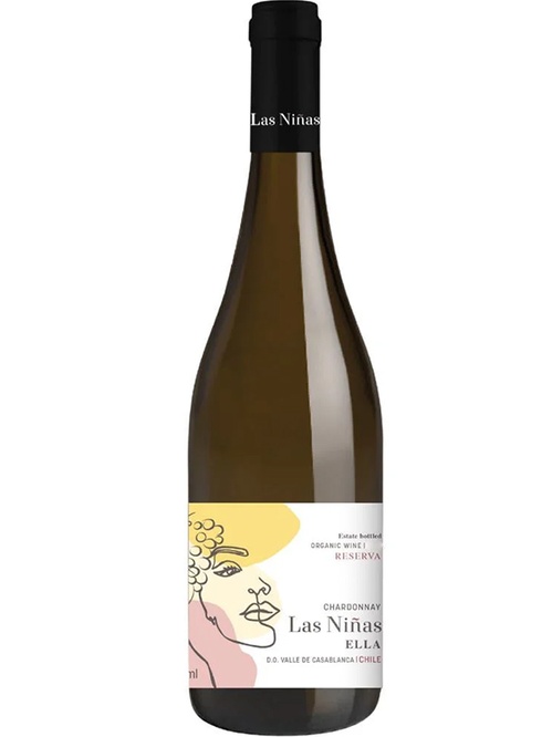 Вино Лас Ніньяс, Елла, Резерва Шардоне / Las Ninas, Ella, Reserva Chardonnay, біле сухе 0.75л фото