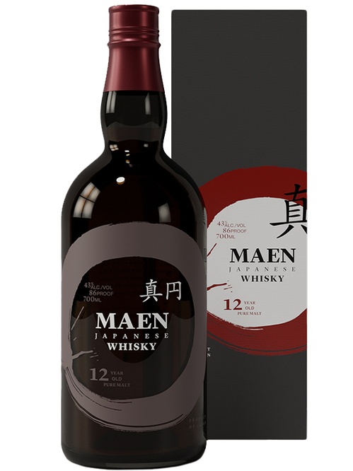 Віскі Мейн, Пур Молт / Maen, Pure Malt, 12 років, 43%, 0.7л, в коробці фото
