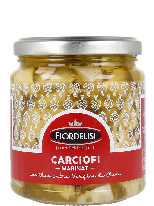 Артишоки маринованные с чесноком и травами в масле, Fiordelisi, 280г Артишоки маринованные с чесноком и травами в масле, Fiordelisi, 280г фото