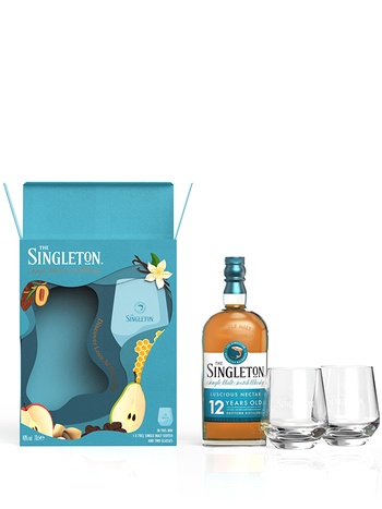 The Singleton of Dufftown 12 лет 0.7л купить виски со стаканами в