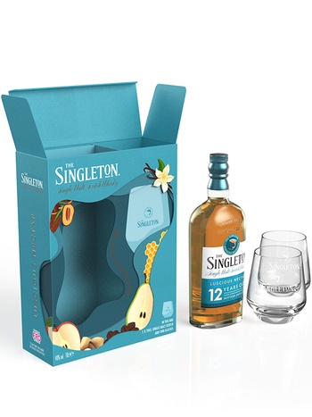 The Singleton of Dufftown 12 років 0.7л купити віскі зі склянками