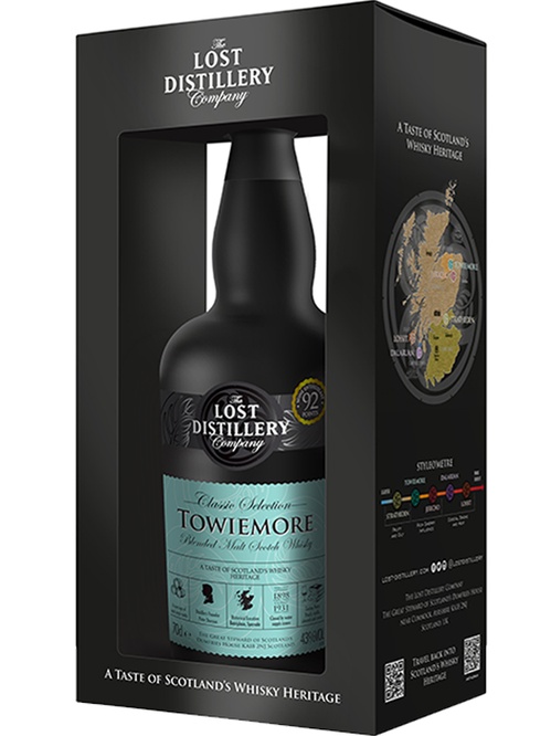 Віскі Товімор, Класік Селекшн / Towiemore, Classic Selection, The Lost Distillery, 43%, 0.7л фото