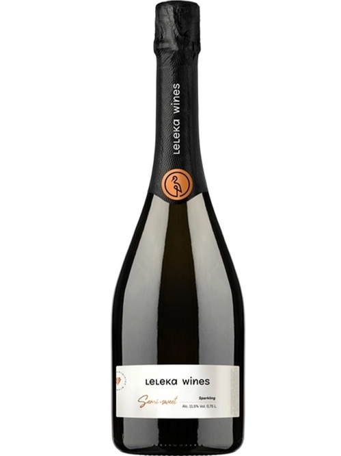 Ігристе вино Лелека Вайнс / Leleka Wines, біле напівсолодке 0.75л Ігристе вино Лелека Вайнс / Leleka Wines, біле напівсолодке 0.75л фото