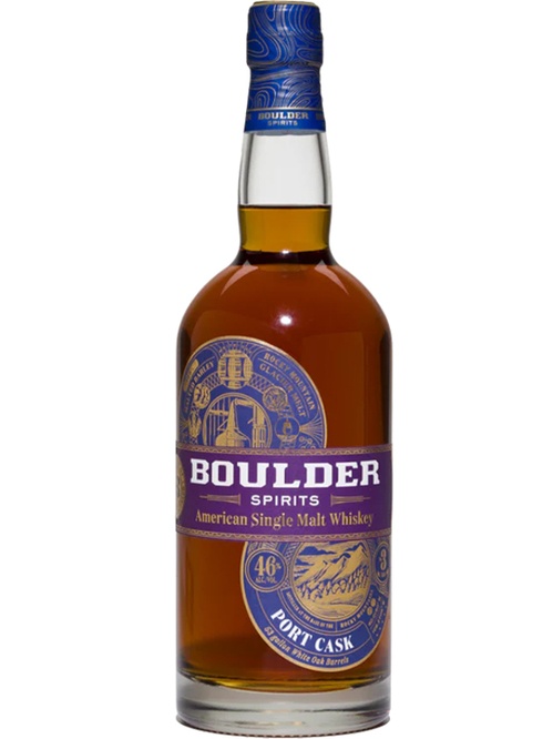 Виски Боулдер, Американ Сингл Молт, Порт Каск Финиш / Boulder, American Single Malt, Port Cask Finish, 46%, 0.7л фото