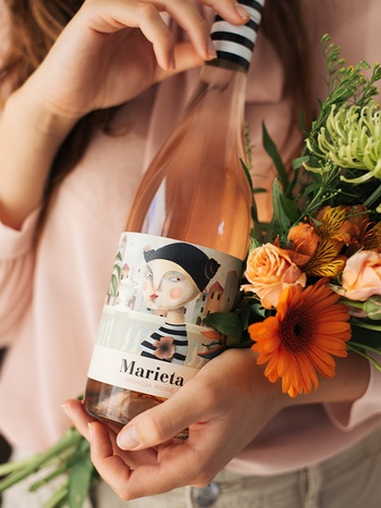 Marieta Mencia Rose купить розовое полусухое вино 0.75 л | OKWINE