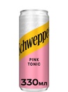 Газированный напиток Швепс, Пинк Тоник / Schweppes, Pink Tonic, 0.33л_photo_1