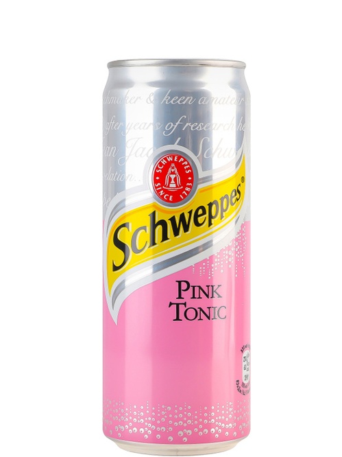 Тонік Швепс Пінк / Tonic Schweppes Pink, з/б, 0.33л фото