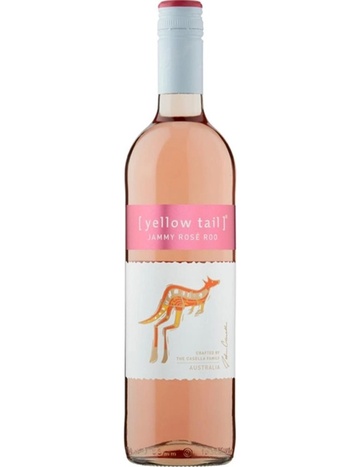 Jammy Rose Roo Yellow Tail рожеве напівсолодке вино 0.75л | OKWINE