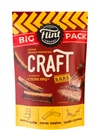 Гренки пшенично-ржаные со вкусом стейк BBQ, Flint Craft, 130г Гренки пшенично-ржаные со вкусом стейк BBQ, Flint Craft, 130г_photo_1