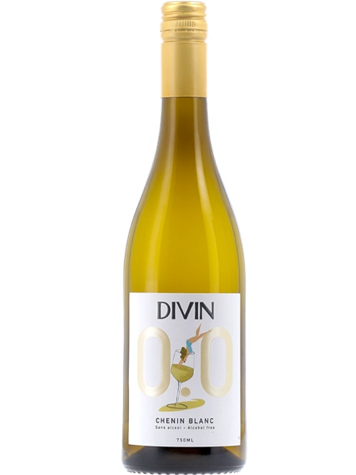 Безалкогольне вино Дівін, Шенен Блан / Divin, Chenin Blanc, біле 0.75л фото