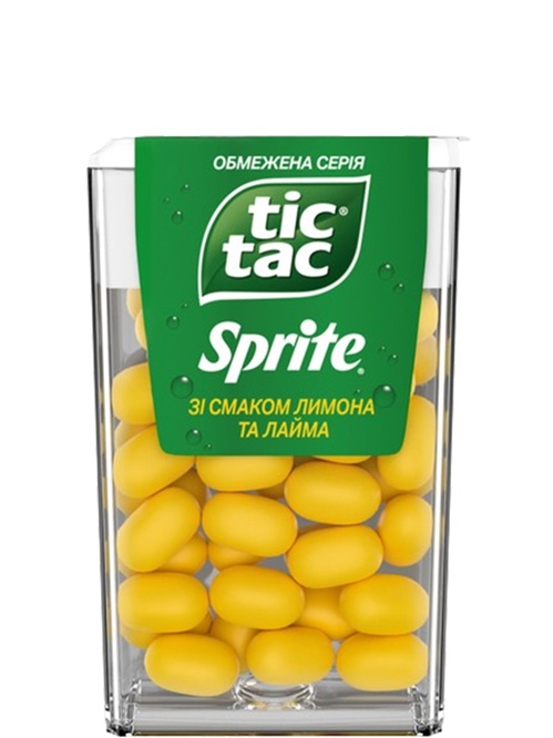 Драже Лимон-Лайм / Lemon-Lime, Tic Tac, 18г Драже Лимон-Лайм / Lemon-Lime, Tic Tac, 18г фото