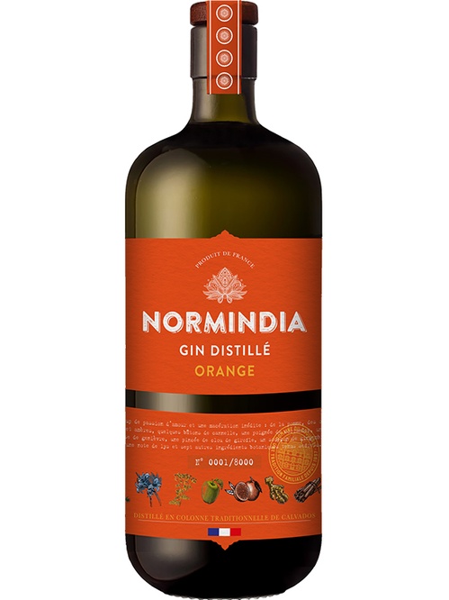 Джин Норміндіа, Апельсин / Normindia, Orange, Coquerel, 41.4%, 0.7л фото
