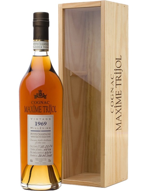 Коньяк Максим Тріжоль, Пті Шампань / Maxime Trijol, Petite Champagne, 1969 рік, 40%, 0.7л Коньяк Максим Тріжоль, Пті Шампань / Maxime Trijol, Petite Champagne, 1969 рік, 40%, 0.7л фото