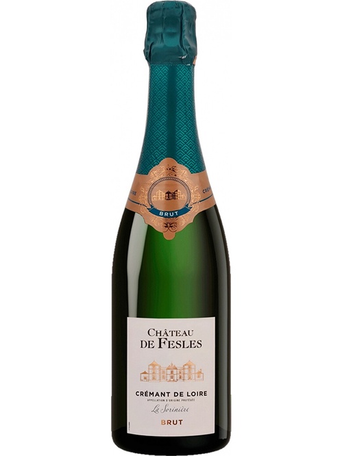 Ігристе вино Шато де Феслес, Креман де Луар / Chateau de Fesles, Cremant de Loire, біле брют 0.75л Ігристе вино Шато де Феслес, Креман де Луар / Chateau de Fesles, Cremant de Loire, біле брют 0.75л фото