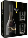 Бренді Торрес Резерва / Torres Reserva, 15 років, 40%, 0.7л, в подарунковій коробці + 2 склянки Бренді Торрес Резерва / Torres Reserva, 15 років, 40%, 0.7л, в подарунковій коробці + 2 склянки_photo_1