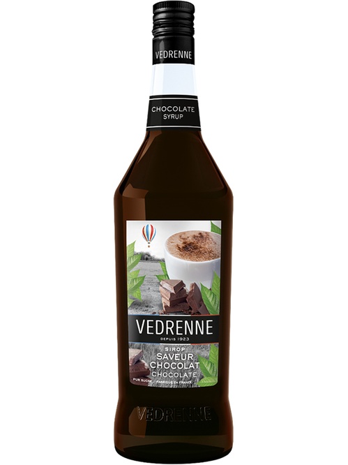 Сироп Чорний Шоколад, Ведренн / Black Chocolate, Vedrenne, 1л фото